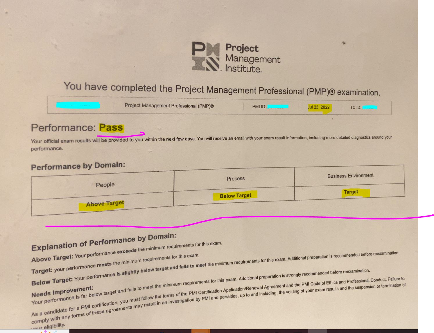 2022年PMP試験合格