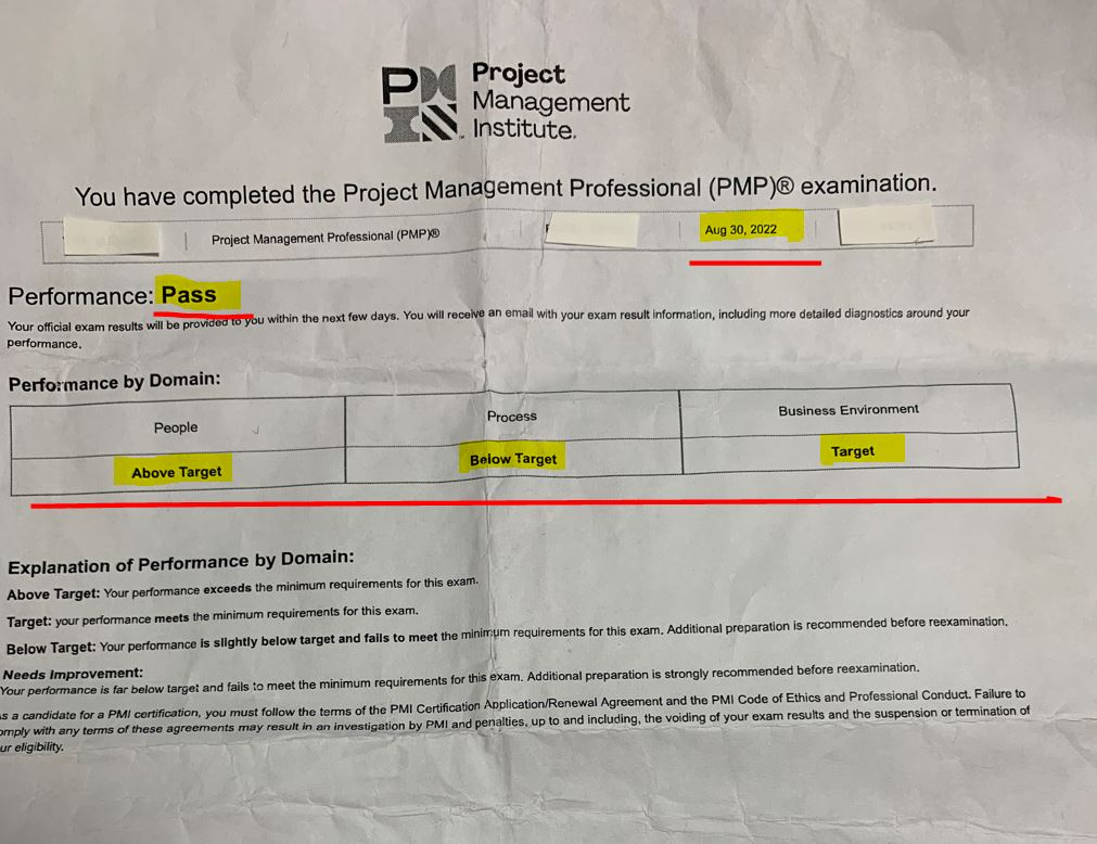 2022年PMP試験合格